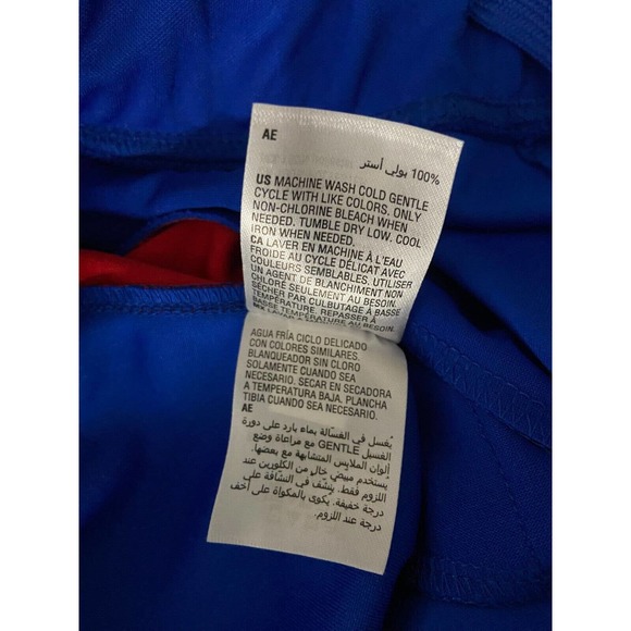 ID Ideology Men's Size Small Knit Joggers 2-Pocket Blue & Red NEW - Picture 9 of 9